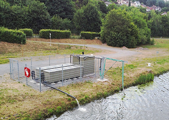 MIGROMAT<sup>®</sup> an einer Staustufe MIGROMAT® an einer Staustufe
